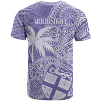 Custom Indo Fijians T Shirt Fiji ke Hindustani Polyneisan Paisley Purple Style - Wonder Print Shop
