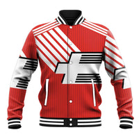 Swiss Football Custom Baseball Jacket 1990-1992 Retro Red Switzerland Vintage