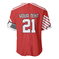 Swiss Football Custom Baseball Jersey 1990-1992 Retro Red Switzerland Vintage