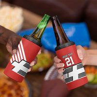 Swiss Football Custom 4 in 1 Can Cooler Tumbler 1990-1992 Retro Red Switzerland Vintage