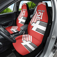 Swiss Football Custom Car Seat Cover 1990-1992 Retro Red Switzerland Vintage