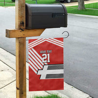 Swiss Football Custom Garden Flag 1990-1992 Retro Red Switzerland Vintage