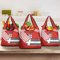 Swiss Football Custom Grocery Bag 1990-1992 Retro Red Switzerland Vintage