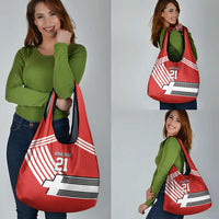 Swiss Football Custom Grocery Bag 1990-1992 Retro Red Switzerland Vintage