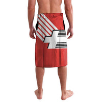 Swiss Football Custom Lavalava 1990-1992 Retro Red Switzerland Vintage