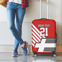 Swiss Football Custom Luggage Cover 1990-1992 Retro Red Switzerland Vintage
