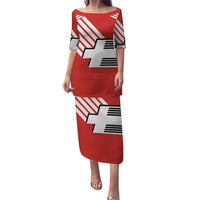 Swiss Football Custom Puletasi 1990-1992 Retro Red Switzerland Vintage