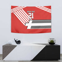 Swiss Football Custom Tapestry 1990-1992 Retro Red Switzerland Vintage