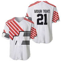 Swiss Football Custom Baseball Jersey 1990-1992 Retro White Switzerland Vintage