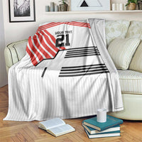 Swiss Football Custom Blanket 1990-1992 Retro White Switzerland Vintage