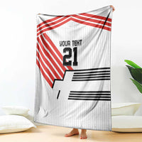 Swiss Football Custom Blanket 1990-1992 Retro White Switzerland Vintage