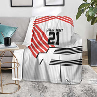 Swiss Football Custom Blanket 1990-1992 Retro White Switzerland Vintage