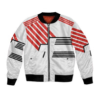 Swiss Football Custom Bomber Jacket 1990-1992 Retro White Switzerland Vintage