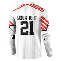 Swiss Football Custom Button Sweatshirt 1990-1992 Retro White Switzerland Vintage