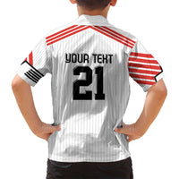 Swiss Football Custom Family Matching Summer Maxi Dress and Hawaiian Shirt 1990-1992 Retro White Switzerland Vintage