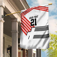 Swiss Football Custom Garden Flag 1990-1992 Retro White Switzerland Vintage