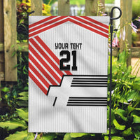 Swiss Football Custom Garden Flag 1990-1992 Retro White Switzerland Vintage