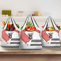 Swiss Football Custom Grocery Bag 1990-1992 Retro White Switzerland Vintage