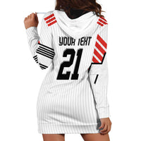 Swiss Football Custom Hoodie Dress 1990-1992 Retro White Switzerland Vintage