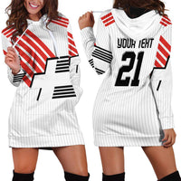 Swiss Football Custom Hoodie Dress 1990-1992 Retro White Switzerland Vintage