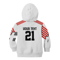 Swiss Football Custom Kid Hoodie 1990-1992 Retro White Switzerland Vintage