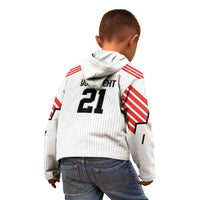 Swiss Football Custom Kid Hoodie 1990-1992 Retro White Switzerland Vintage