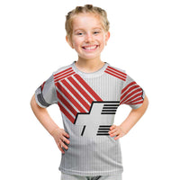 Swiss Football Custom Kid T Shirt 1990-1992 Retro White Switzerland Vintage