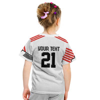 Swiss Football Custom Kid T Shirt 1990-1992 Retro White Switzerland Vintage