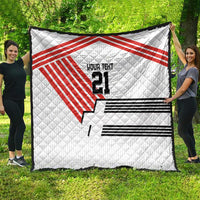 Swiss Football Custom Quilt 1990-1992 Retro White Switzerland Vintage