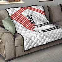 Swiss Football Custom Quilt 1990-1992 Retro White Switzerland Vintage