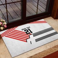 Swiss Football Custom Rubber Doormat 1990-1992 Retro White Switzerland Vintage