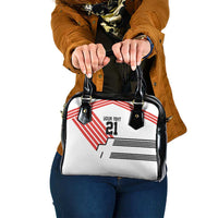 Swiss Football Custom Shoulder Handbag 1990-1992 Retro White Switzerland Vintage