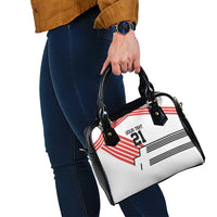 Swiss Football Custom Shoulder Handbag 1990-1992 Retro White Switzerland Vintage