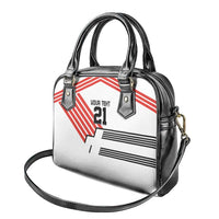Swiss Football Custom Shoulder Handbag 1990-1992 Retro White Switzerland Vintage