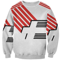 Swiss Football Custom Sweatshirt 1990-1992 Retro White Switzerland Vintage