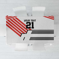 Swiss Football Custom Tablecloth 1990-1992 Retro White Switzerland Vintage