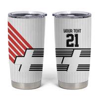 Swiss Football Custom Tumbler Cup 1990-1992 Retro White Switzerland Vintage