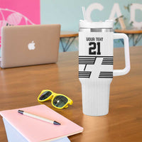 Swiss Football Custom Tumbler With Handle 1990-1992 Retro White Switzerland Vintage