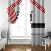 Swiss Football Custom Window Curtain 1990-1992 Retro White Switzerland Vintage