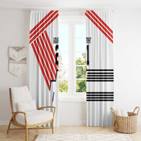 Swiss Football Custom Window Curtain 1990-1992 Retro White Switzerland Vintage