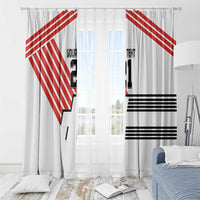 Swiss Football Custom Window Curtain 1990-1992 Retro White Switzerland Vintage