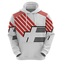 Swiss Football Custom Zip Hoodie 1990-1992 Retro White Switzerland Vintage