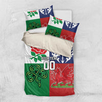 Custom British Lions Bedding Set Combination of England Irish Scottish Welsh