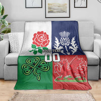 Custom British Lions Blanket Combination of England Irish Scottish Welsh