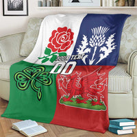 Custom British Lions Blanket Combination of England Irish Scottish Welsh