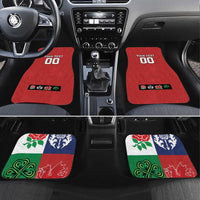 Custom British Lions Car Mats Combination of England Irish Scottish Welsh