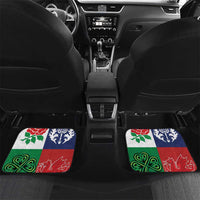 Custom British Lions Car Mats Combination of England Irish Scottish Welsh