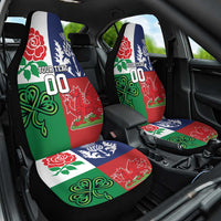 Custom British Lions Car Seat Cover Combination of England Irish Scottish Welsh