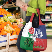 Custom British Lions Grocery Bag Combination of England Irish Scottish Welsh