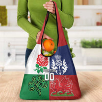 Custom British Lions Grocery Bag Combination of England Irish Scottish Welsh